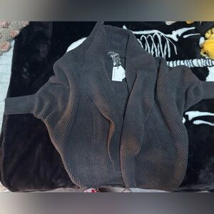 Barefoot Dreams dark gray Knit Cardigan